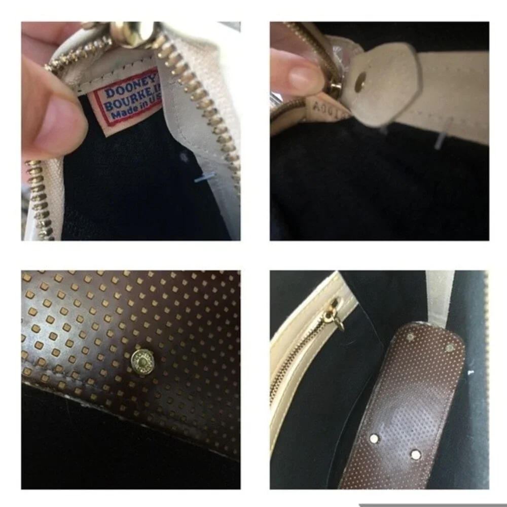 Dooney & Bourke Hobo Two Toned Brown and Tan Bag